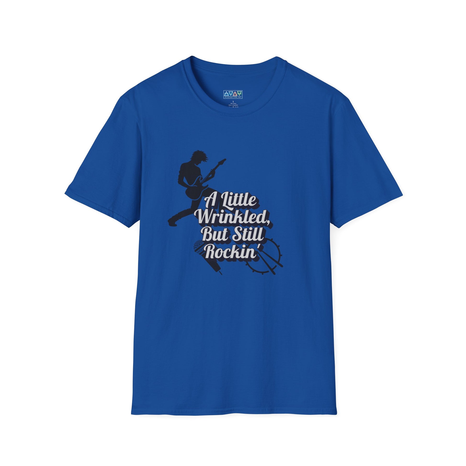 Rockin' Wrinkles T-Shirt for Music Lovers, Music Tees, Gift for Musicians, Casual Wear, Concert Wear, Vintage Style