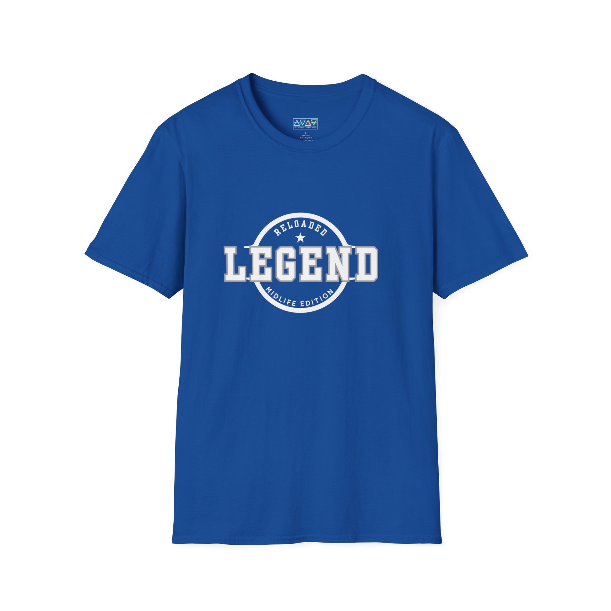 Mid-Life Legend Reloaded - Unisex Softstyle T-Shirt - Casual Comfort, Perfect for Legends, Gift for Him, Everyday Wear, Fun Gift Ideas