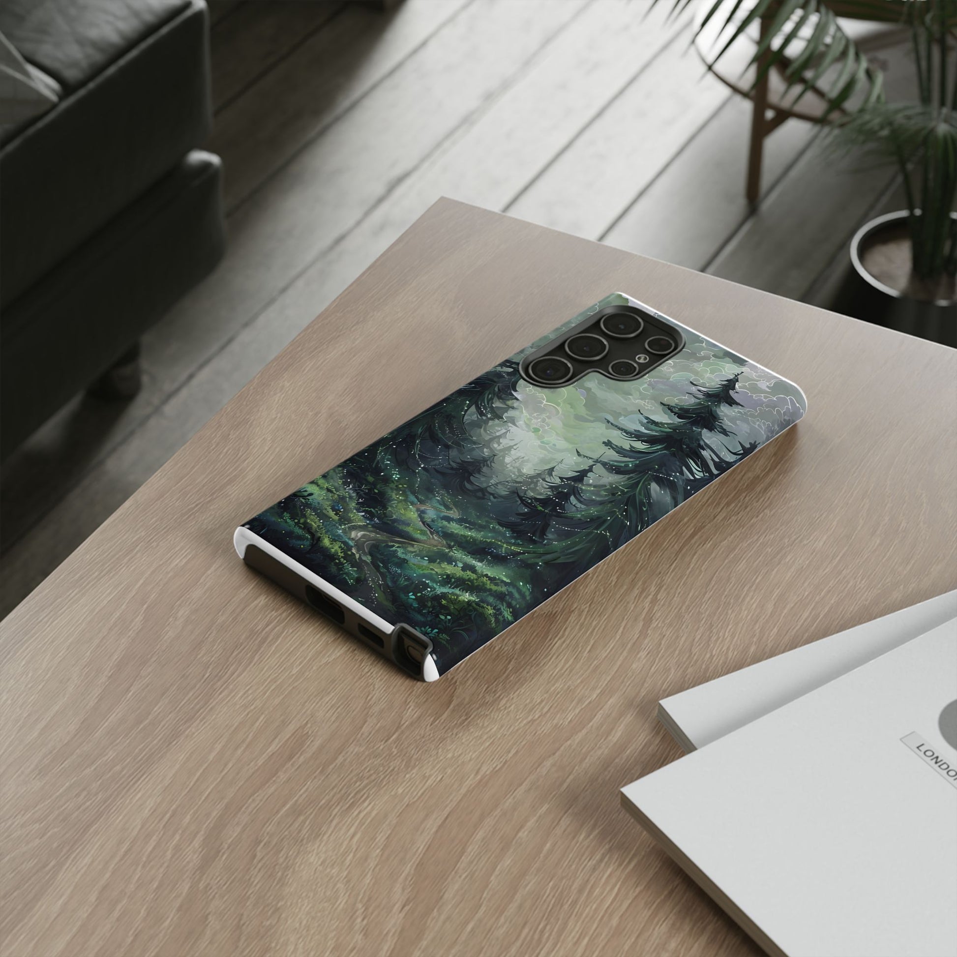 Phone Case, Whimsical Enchanted Forest, Tough Protective Cover, Unique Gift, Trendy