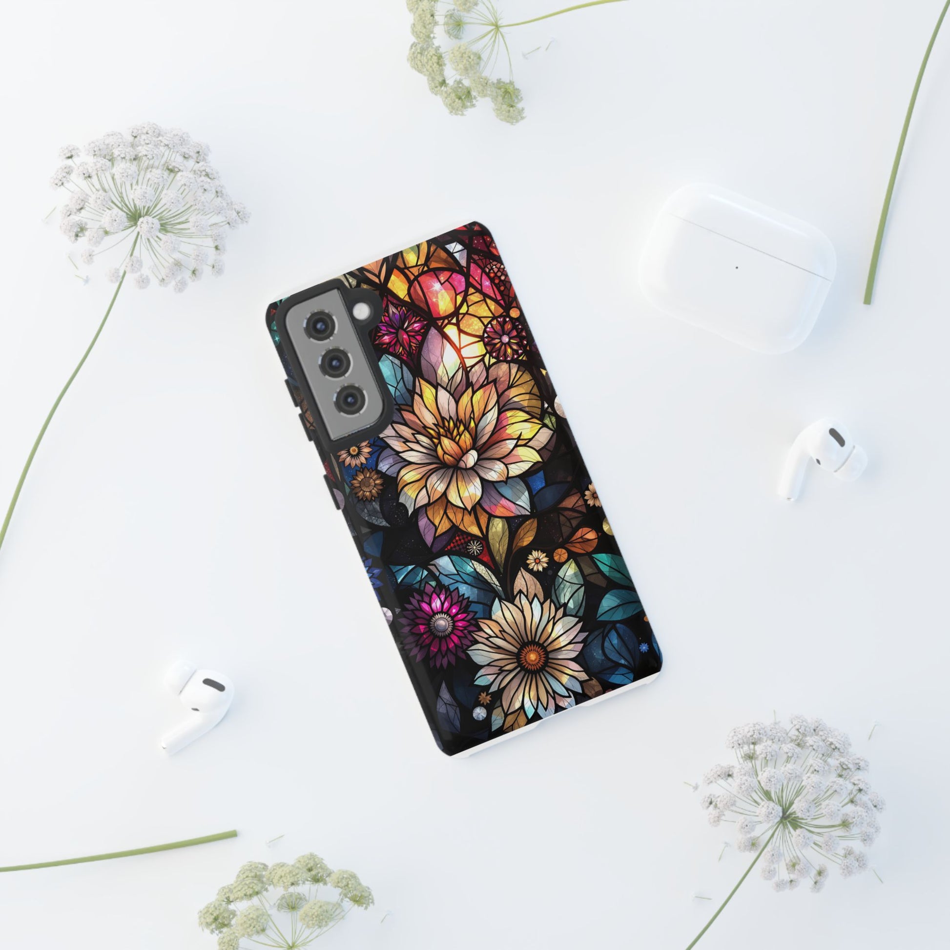 Floral Phone Case - Vibrant Petal Pattern, Tough Protection, Stylish Accessory, Gift for Nature Lovers, Eco-Friendly Design, Floral Art