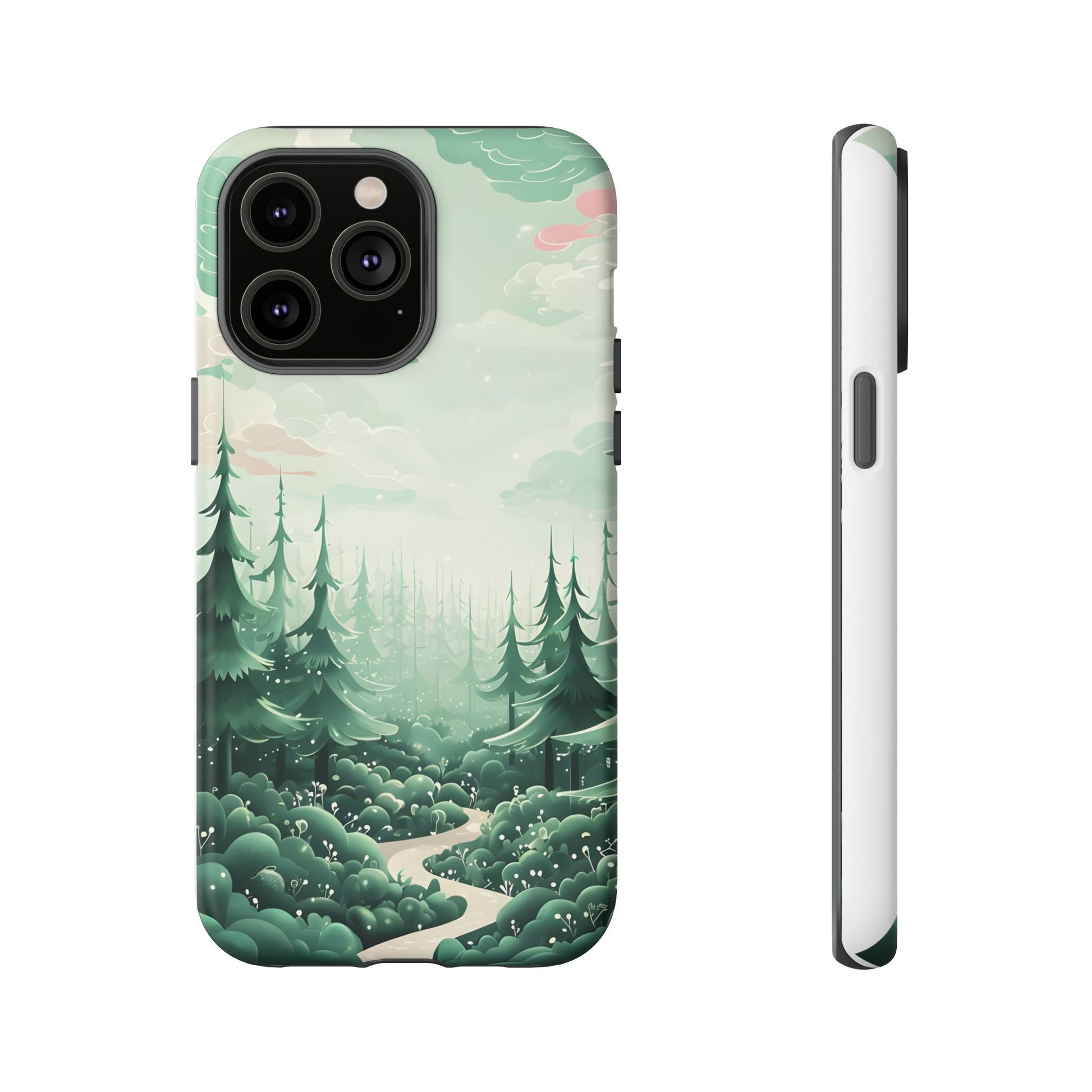 Phone Case, Tough Cover, Whimsical Enchanted Forest, Protective Phone Accessories, Forest Theme Phone Skin