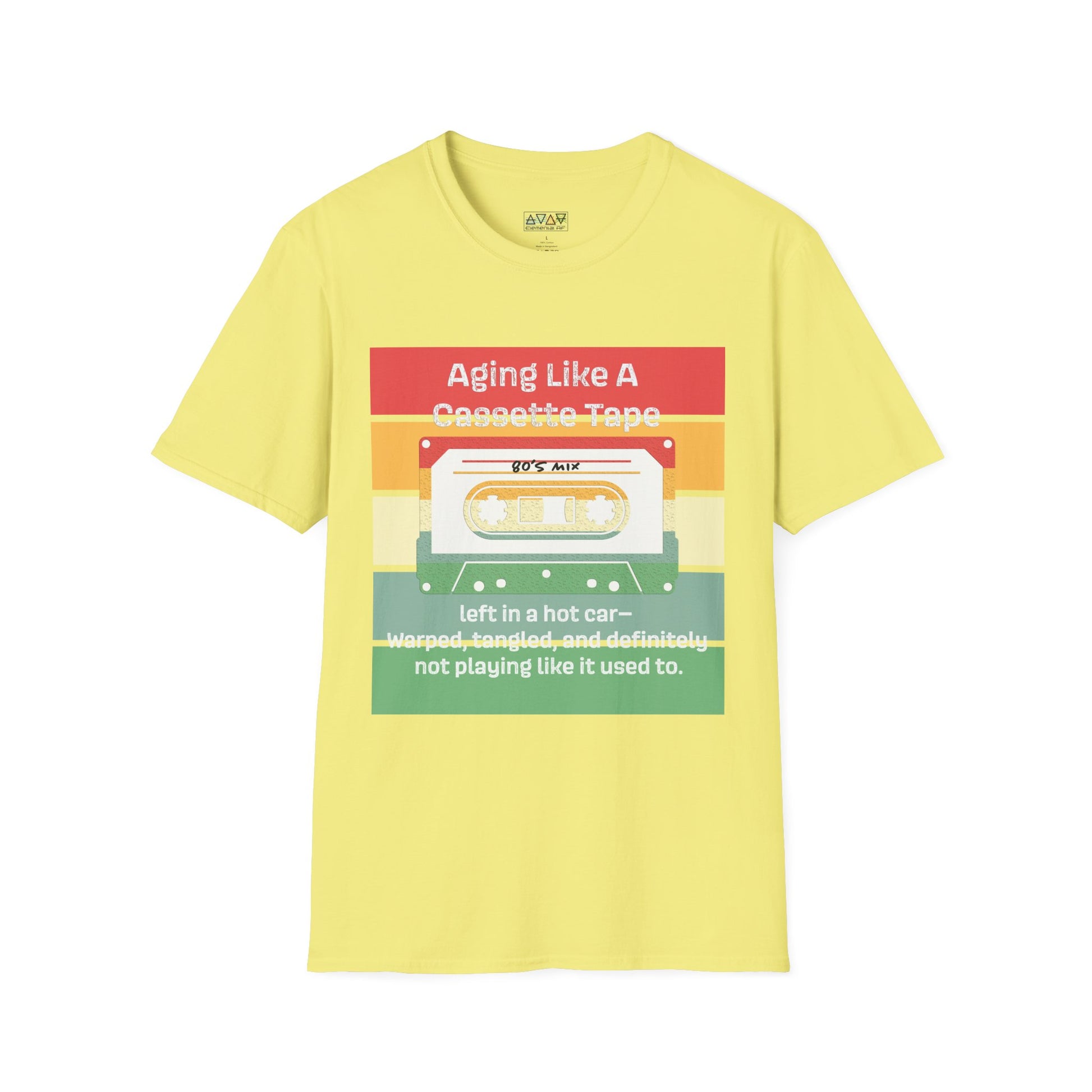 Retro Cassette Tape T-Shirt | Nostalgic Music Vibes, Fun Gift for Music Lovers, Casual Outfit, Birthday Present, Unisex Graphic Tee