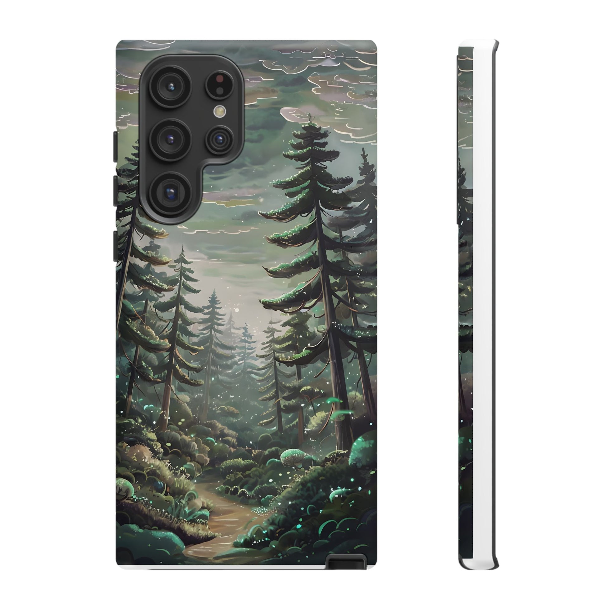 Phone Case, Whimsical Anime Forest Illustration Brimming With Enchantment, Tough Protective Cover, Unique Gift, Trendy