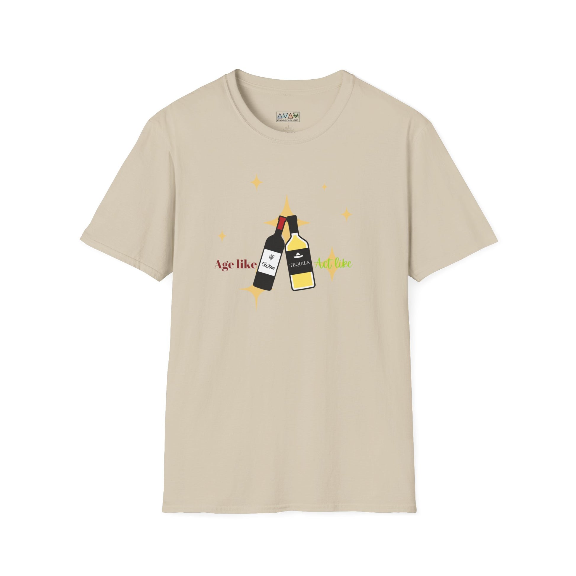 Funny Wine Lover T-Shirt - "Aging Like Fine Wine" Graphic Tee, Perfect Gift for Birthday, Holiday, Wine Tasting Events, Adult Humor