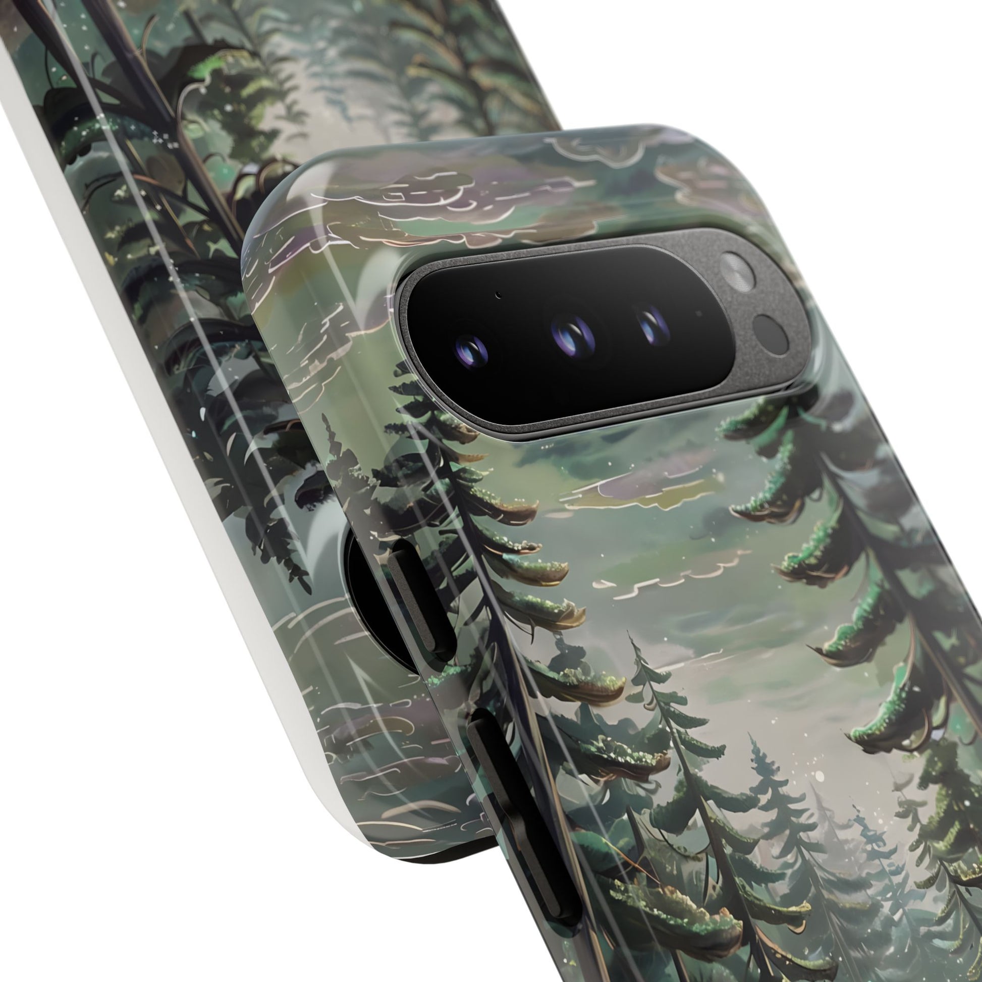 Phone Case, Whimsical Anime Forest Illustration Brimming With Enchantment, Tough Protective Cover, Unique Gift, Trendy