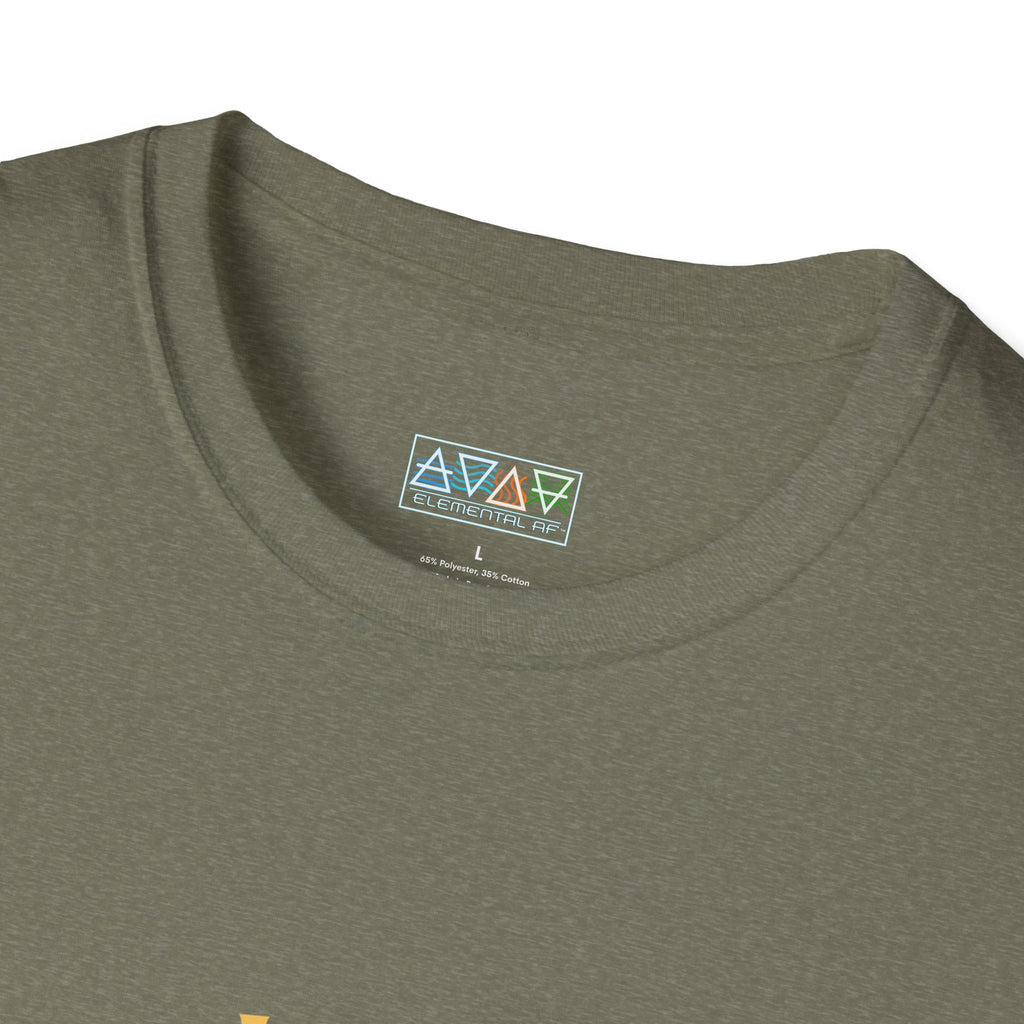 Golden Years Unisex Softstyle T-Shirt, Celebration Tee, Gifts for Retirement, Floral Design, Comfortable Apparel, Casual Wear