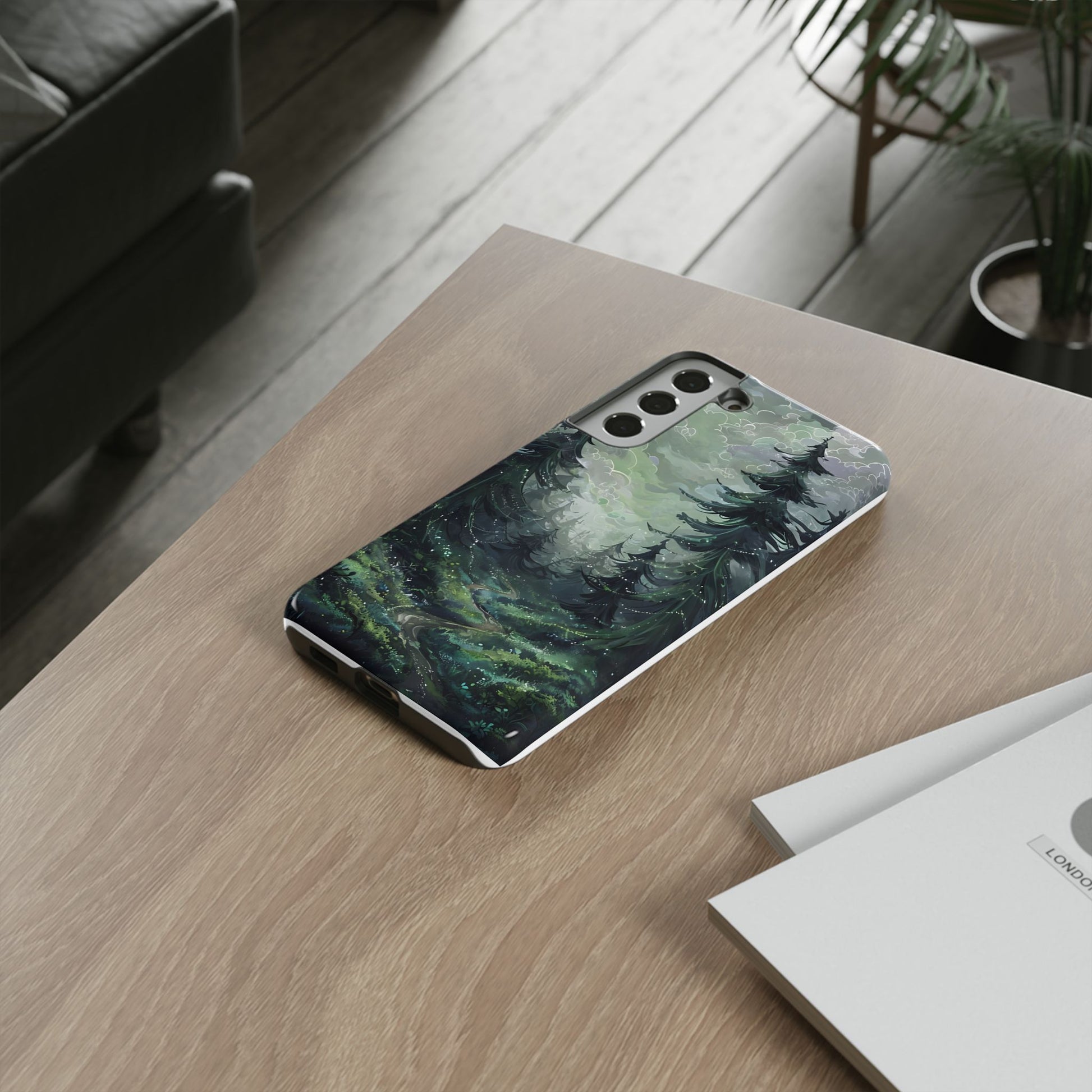 Phone Case, Whimsical Enchanted Forest, Tough Protective Cover, Unique Gift, Trendy