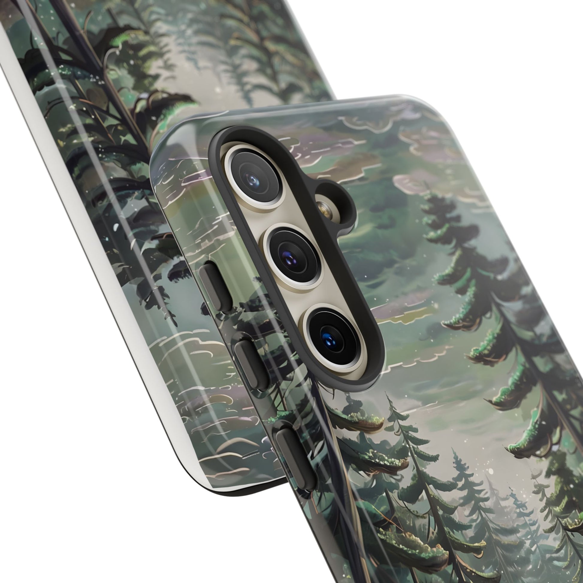 Phone Case, Whimsical Anime Forest Illustration Brimming With Enchantment, Tough Protective Cover, Unique Gift, Trendy