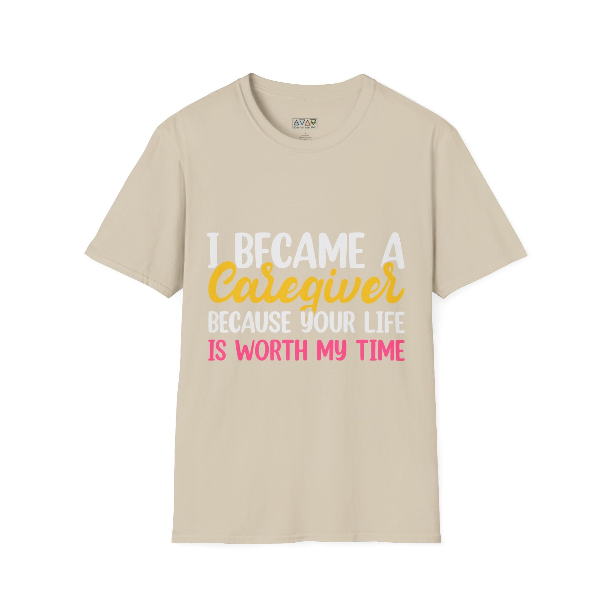Caregiver Appreciation T-Shirt, Gift for Nurses or Healthcare Workers, Caregiver Life Tee, Supportive Quote Shirt, Nursing Humor Shirt,