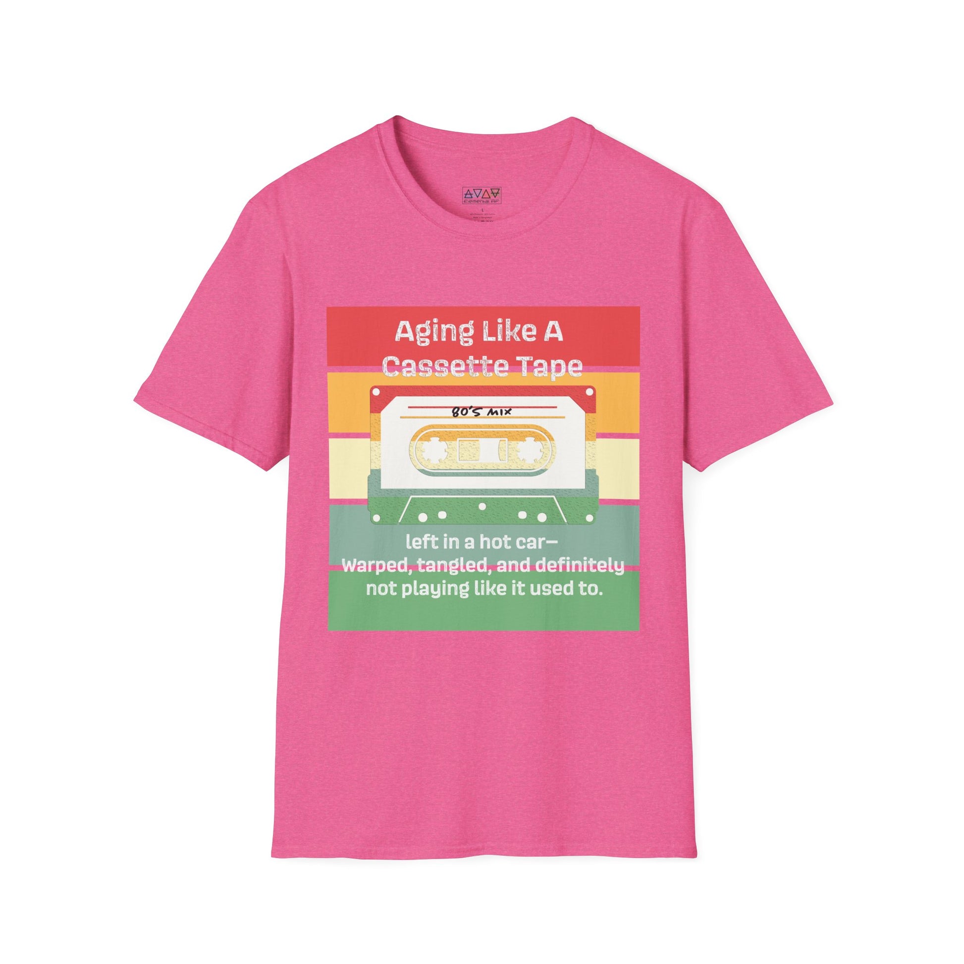Retro Cassette Tape T-Shirt | Nostalgic Music Vibes, Fun Gift for Music Lovers, Casual Outfit, Birthday Present, Unisex Graphic Tee