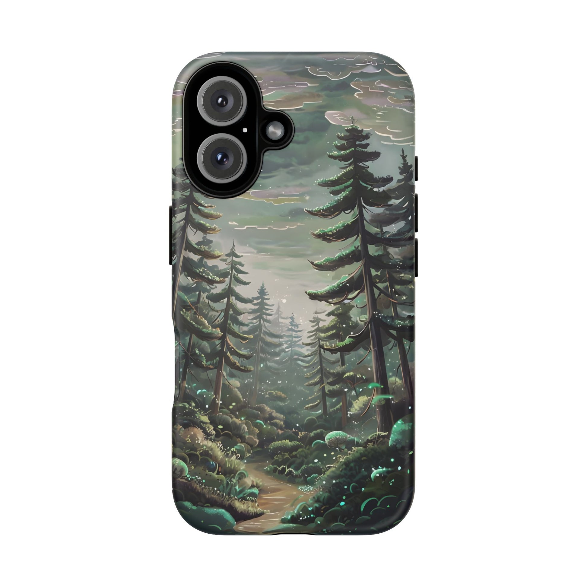 Phone Case, Whimsical Anime Forest Illustration Brimming With Enchantment, Tough Protective Cover, Unique Gift, Trendy
