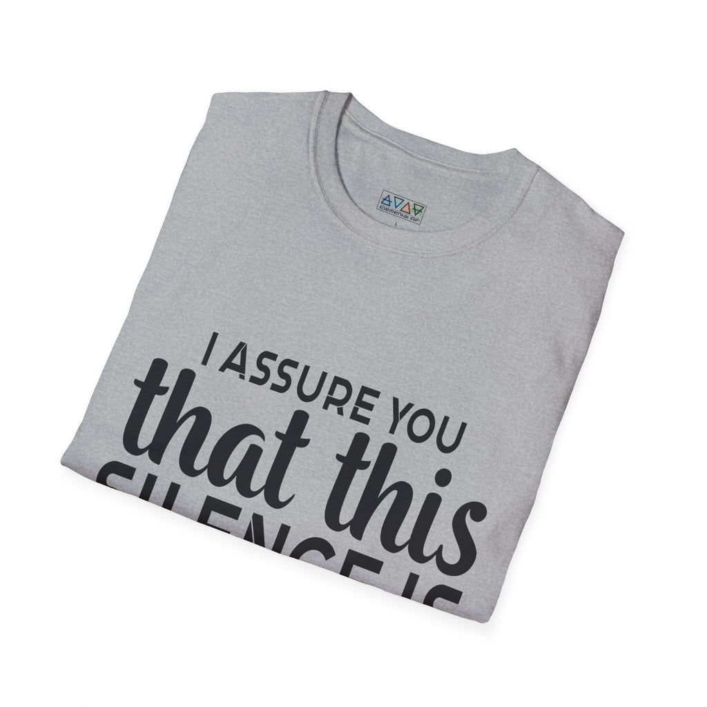 Funny Quote Unisex Softstyle T-Shirt, Casual tee, Gift for him/her, Humor shirt, Everyday wear, Conversation starter