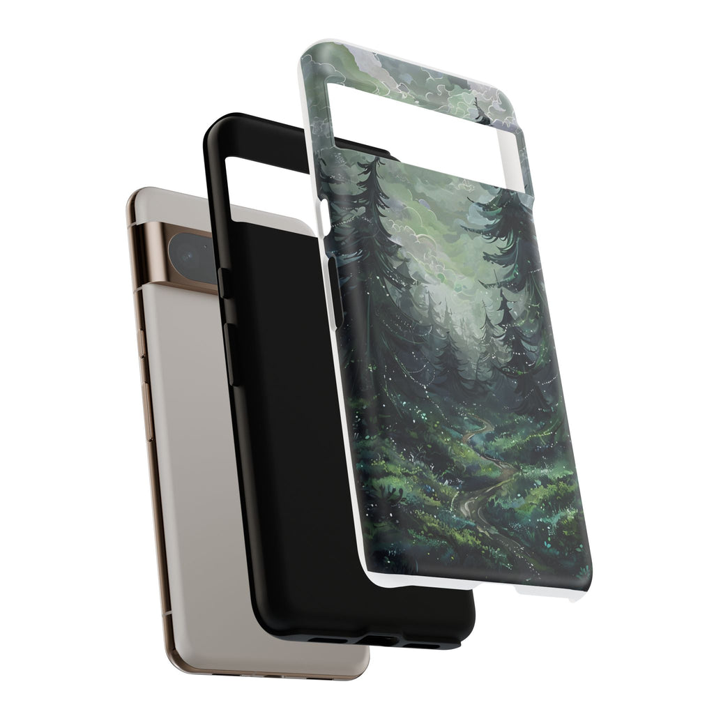 Phone Case, Whimsical Enchanted Forest, Tough Protective Cover, Unique Gift, Trendy