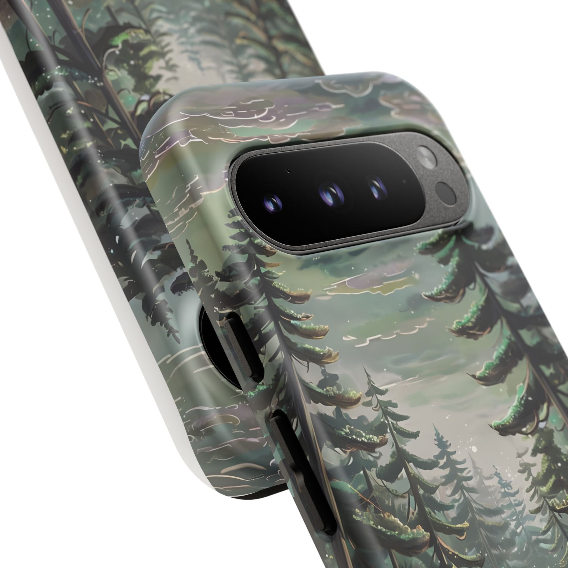 Phone Case, Whimsical Anime Forest Illustration Brimming With Enchantment, Tough Protective Cover, Unique Gift, Trendy