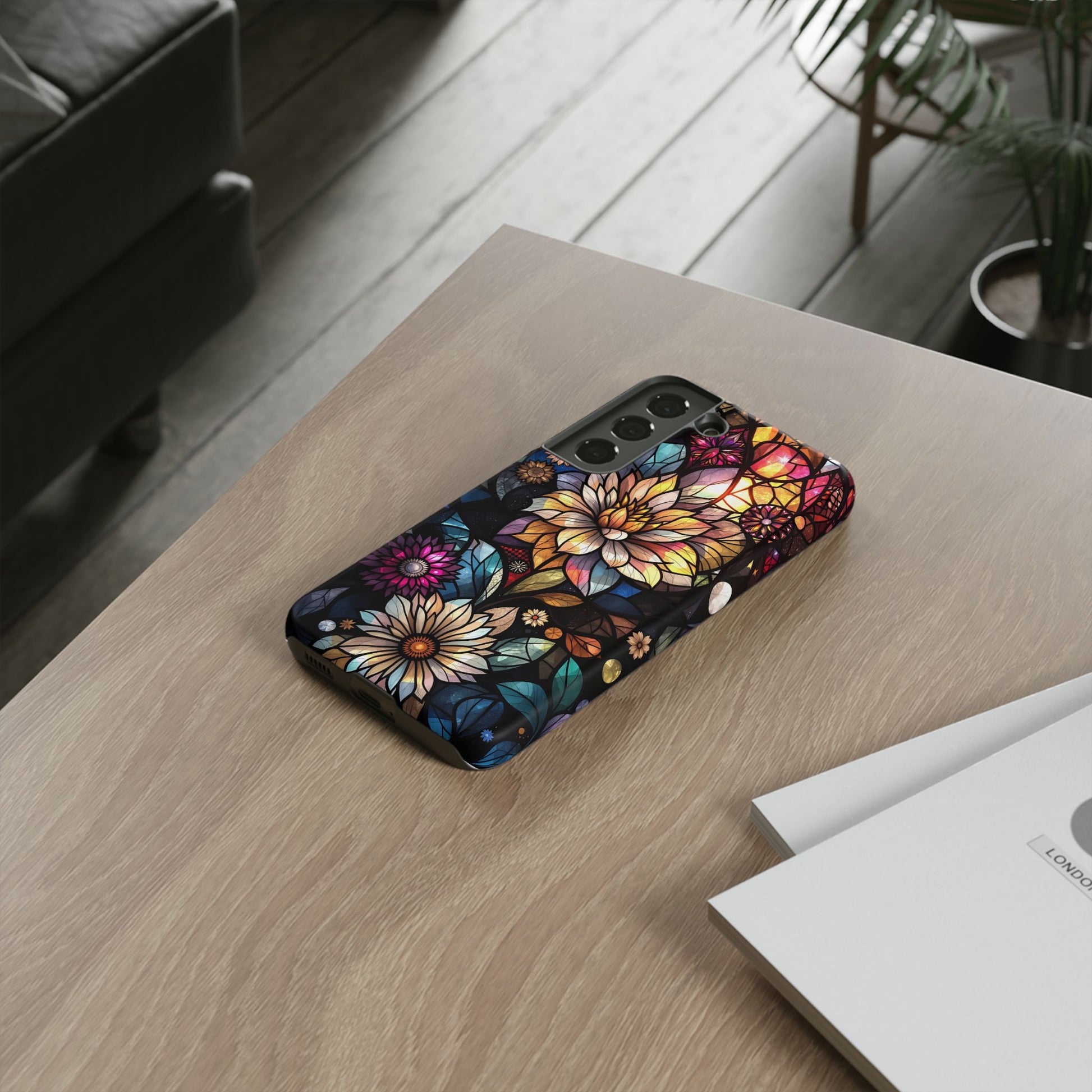 Floral Phone Case - Vibrant Petal Pattern, Tough Protection, Stylish Accessory, Gift for Nature Lovers, Eco-Friendly Design, Floral Art