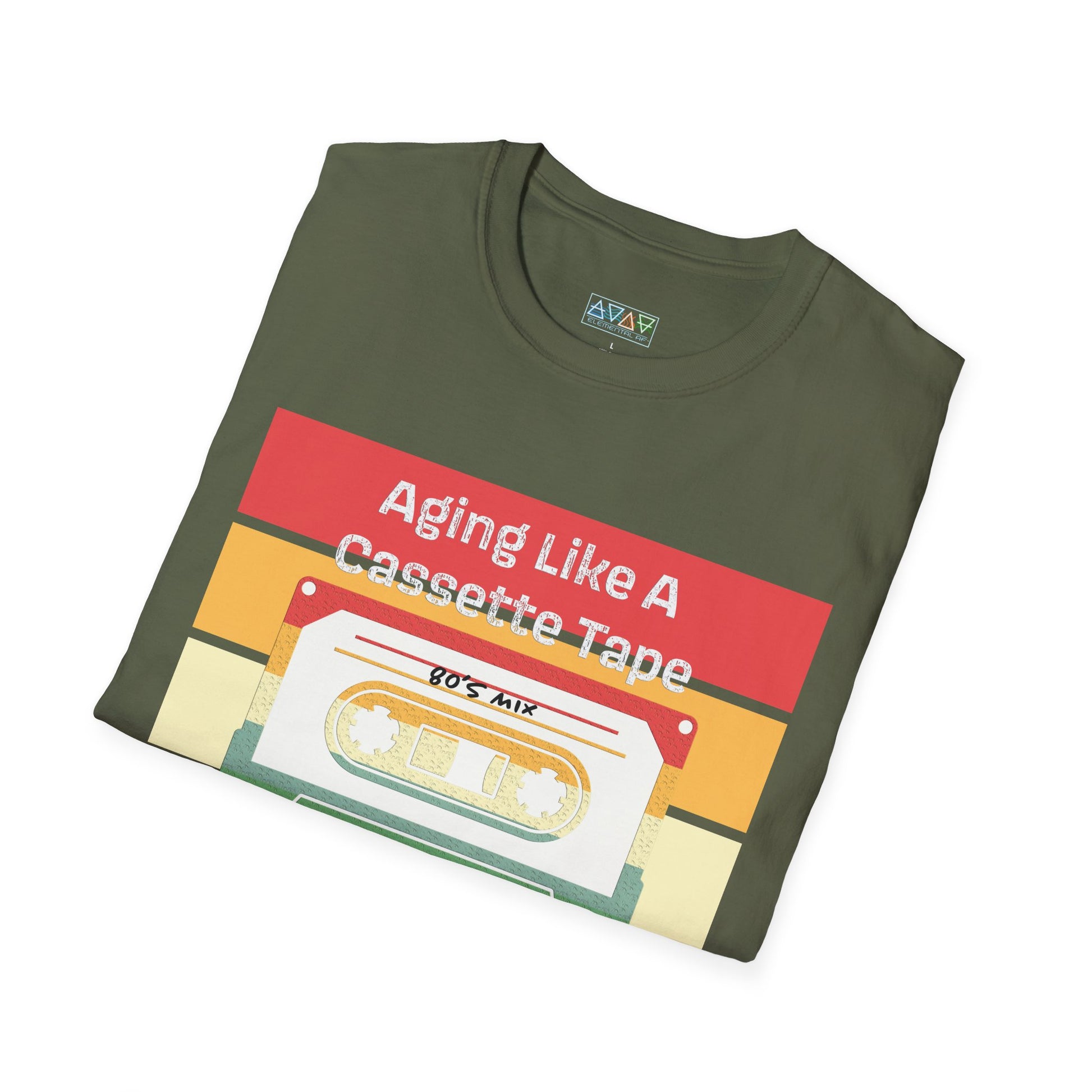 Retro Cassette Tape T-Shirt | Nostalgic Music Vibes, Fun Gift for Music Lovers, Casual Outfit, Birthday Present, Unisex Graphic Tee