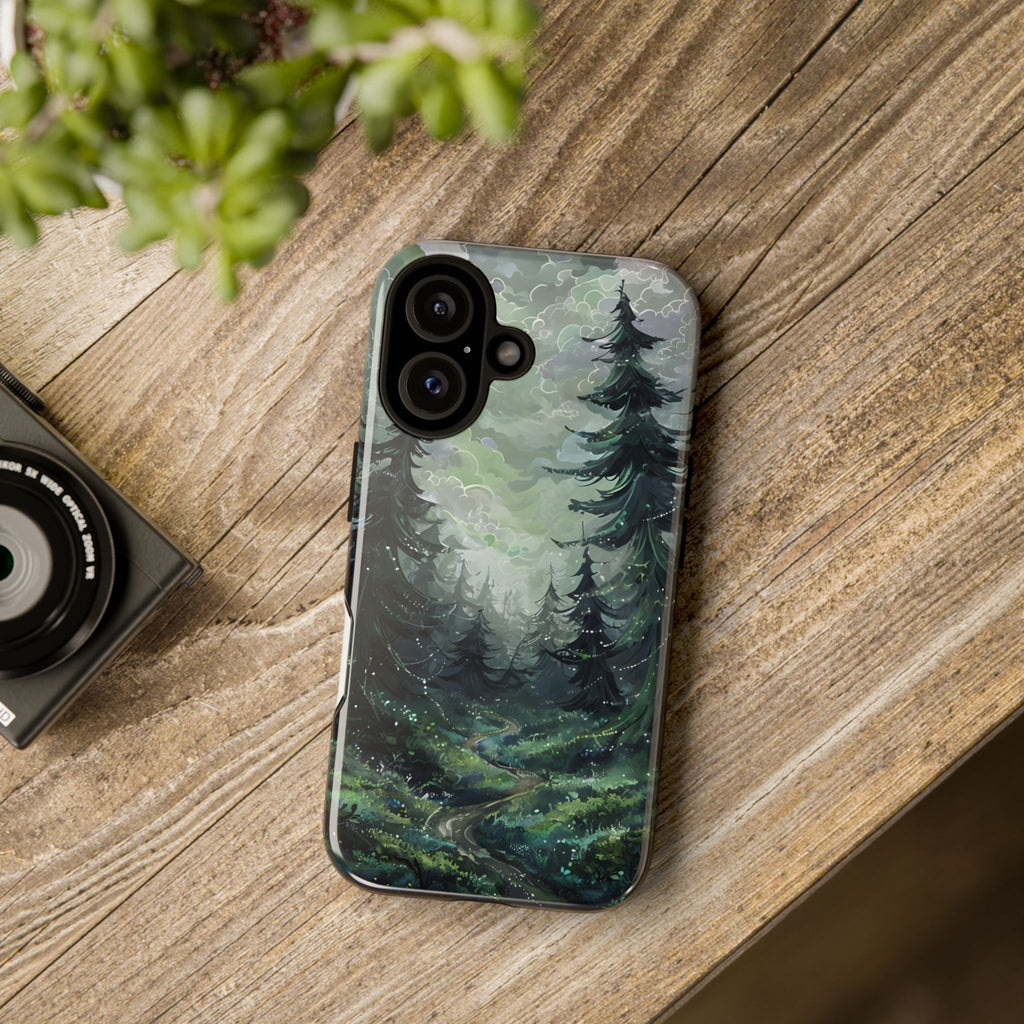 Phone Case, Whimsical Enchanted Forest, Tough Protective Cover, Unique Gift, Trendy