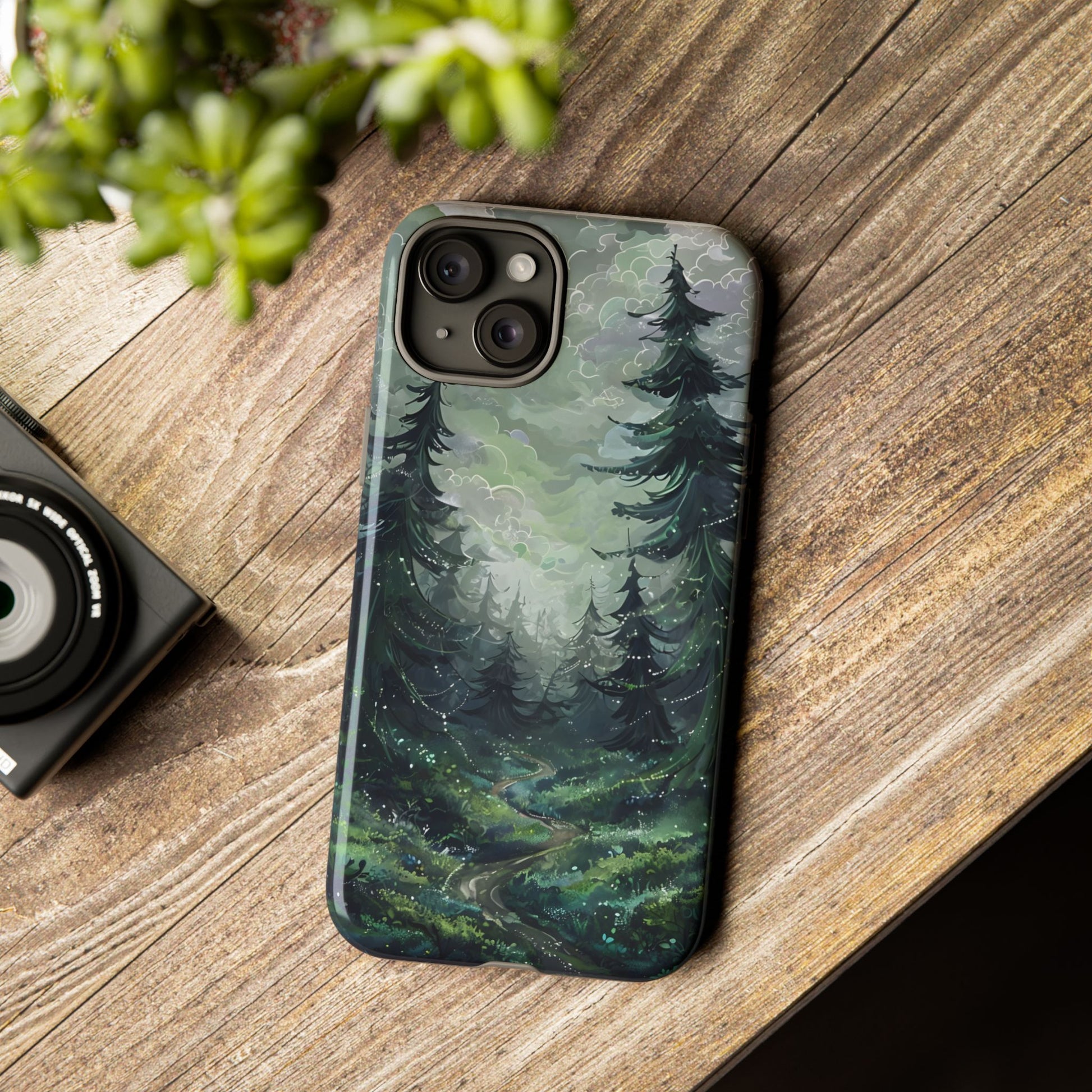 Phone Case, Whimsical Enchanted Forest, Tough Protective Cover, Unique Gift, Trendy