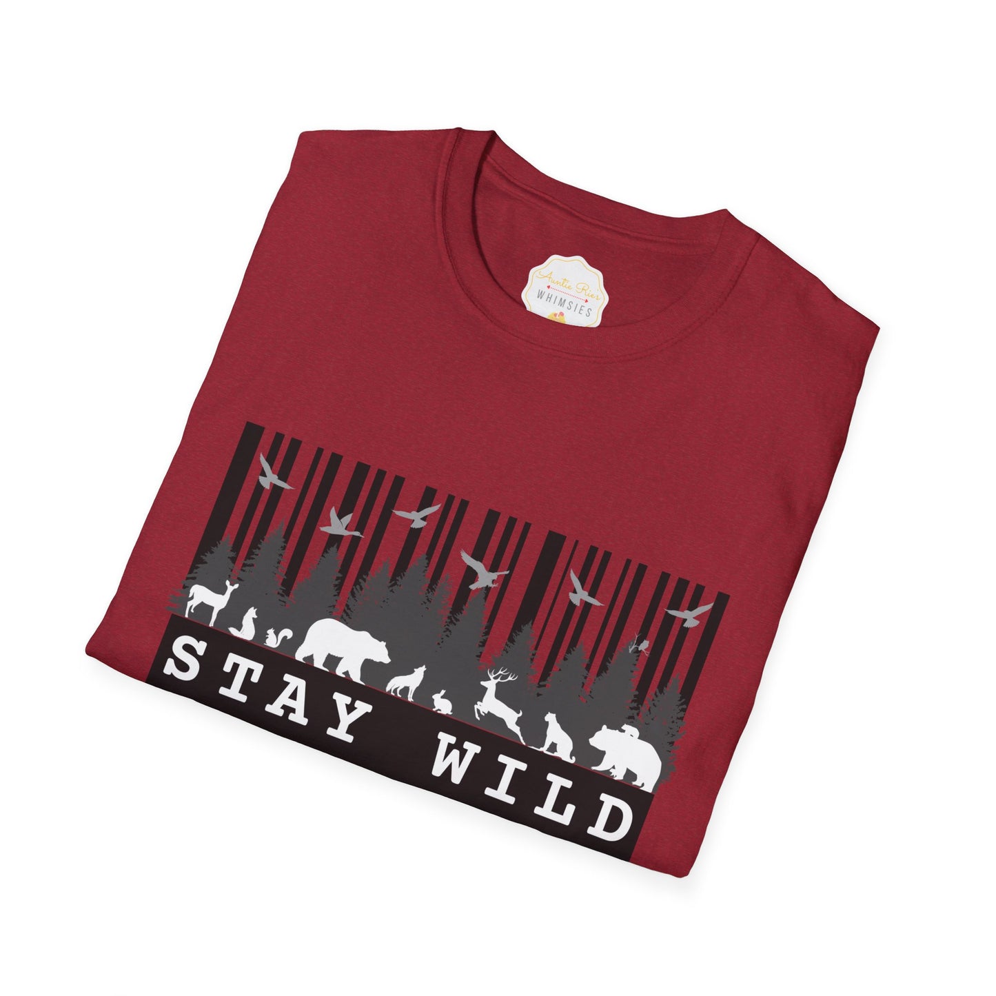Nature-Tech Unisex T-Shirt - Minimalist Digital Artwork Design