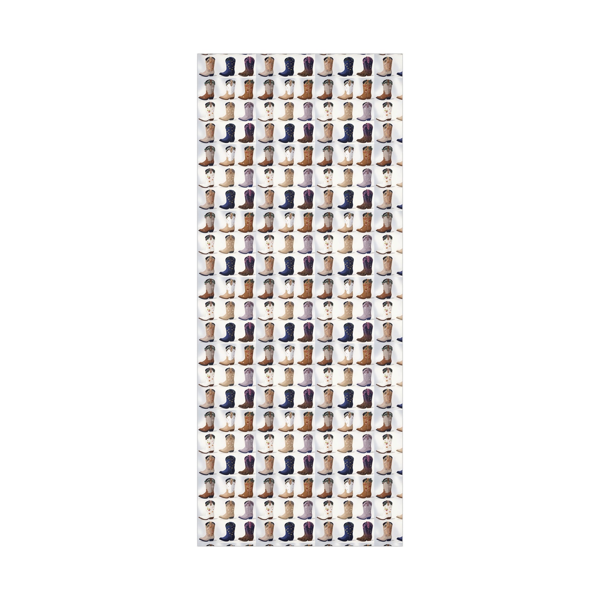 Wrapping Paper, Stylish Cowboy Boots Gift Wrap, Holiday Design Packaging, Christmas Gift Wrap, Cowboy Boot Wrapping Paper, Western Theme