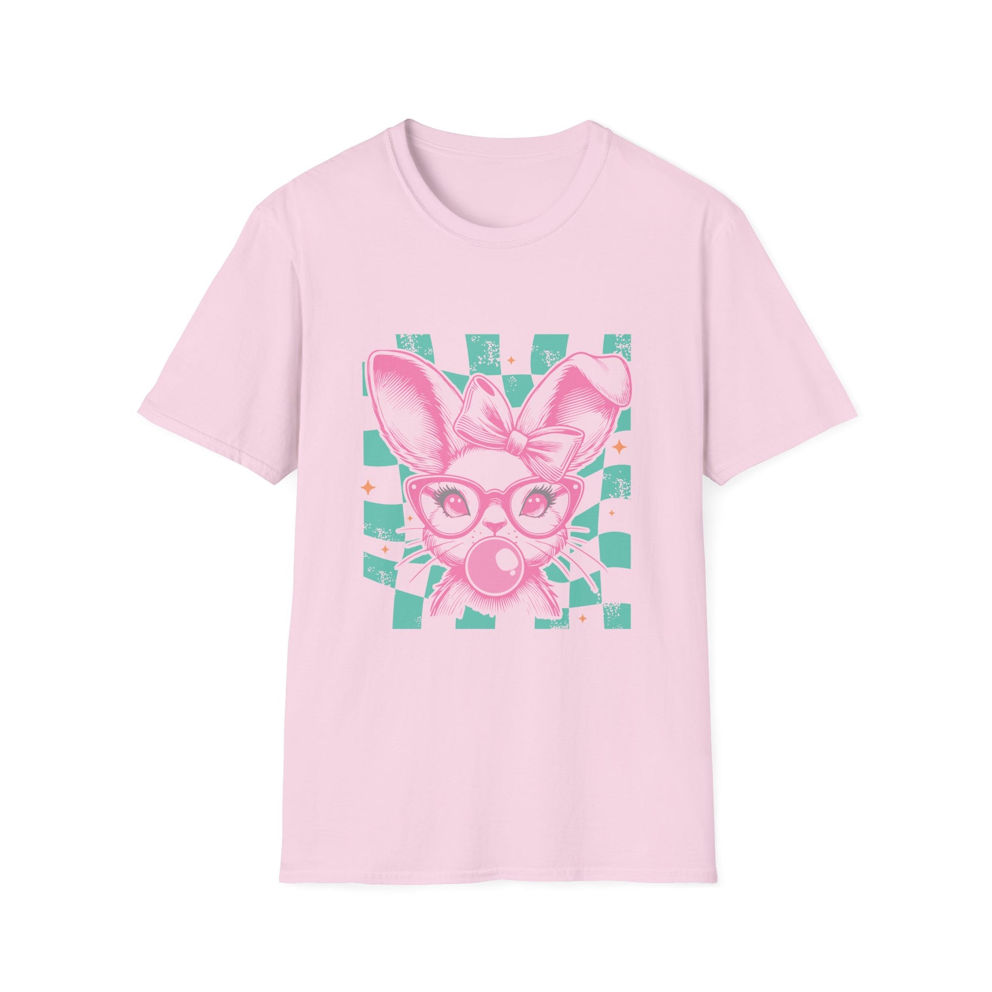 Cute Bunny Graphic T-Shirt, Easter Gift, Spring Fashion, Animal Lover Tee, Fun Casual Wear, Unisex Softstyle Top