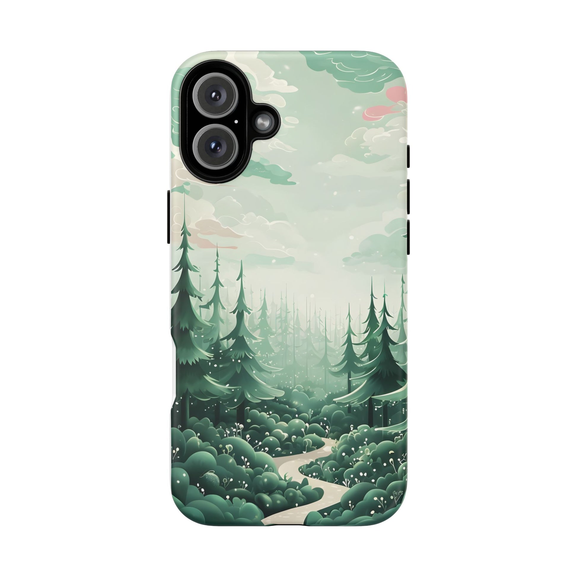 Phone Case, Tough Cover, Whimsical Enchanted Forest, Protective Phone Accessories, Forest Theme Phone Skin