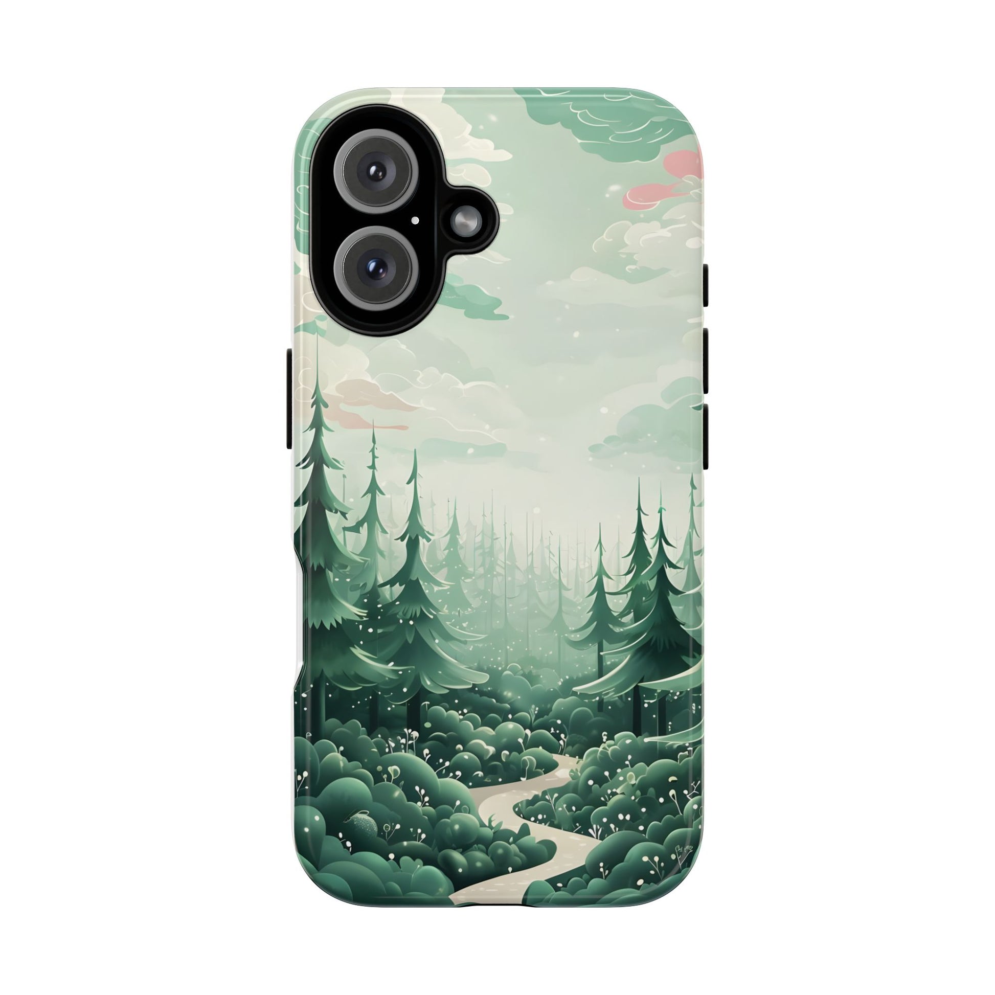 Phone Case, Tough Cover, Whimsical Enchanted Forest, Protective Phone Accessories, Forest Theme Phone Skin