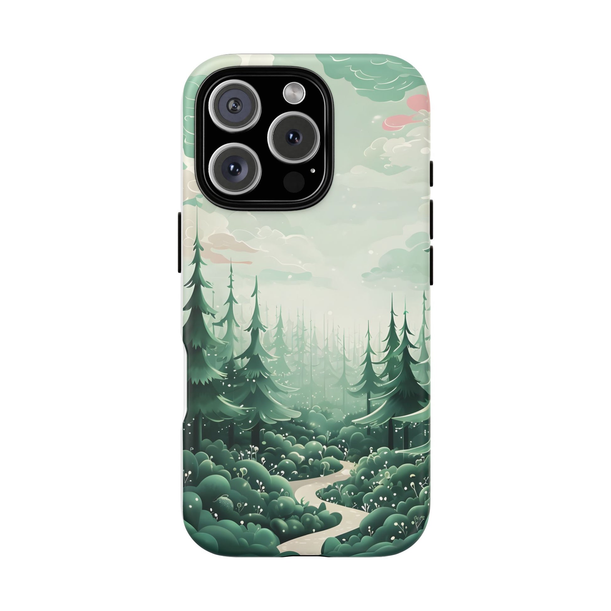 Phone Case, Tough Cover, Whimsical Enchanted Forest, Protective Phone Accessories, Forest Theme Phone Skin