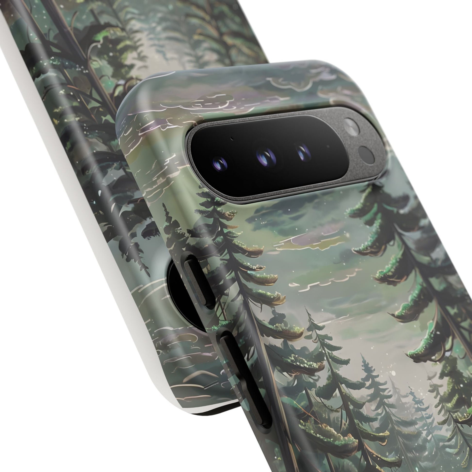 Phone Case, Whimsical Anime Forest Illustration Brimming With Enchantment, Tough Protective Cover, Unique Gift, Trendy