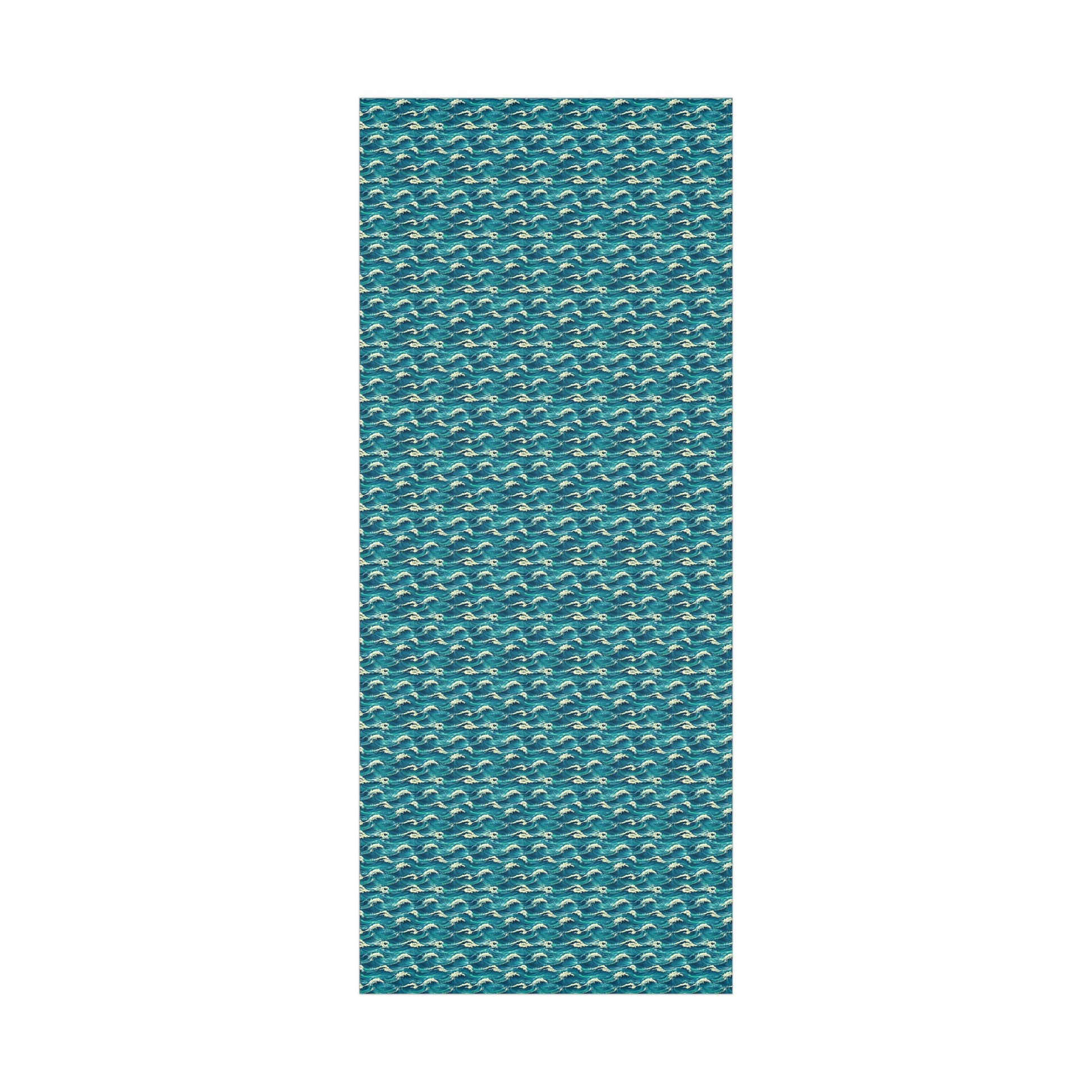 Wrapping Paper Set, Ocean Wave Design, Gift Wrap Roll, Sea Colors, Birthday Gift Packaging, Holiday Wrap, Craft Paper, Party Supplies