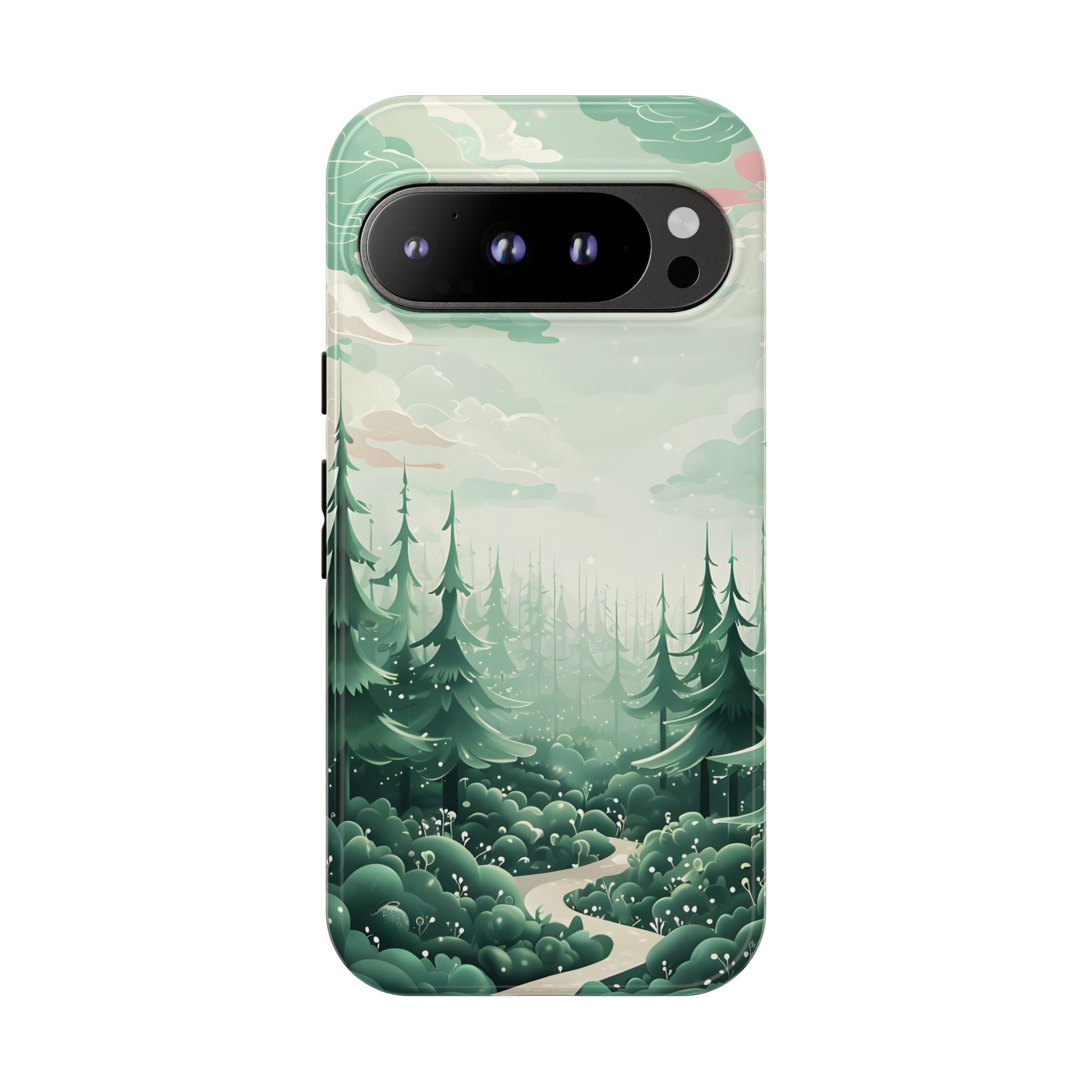 Phone Case, Tough Cover, Whimsical Enchanted Forest, Protective Phone Accessories, Forest Theme Phone Skin