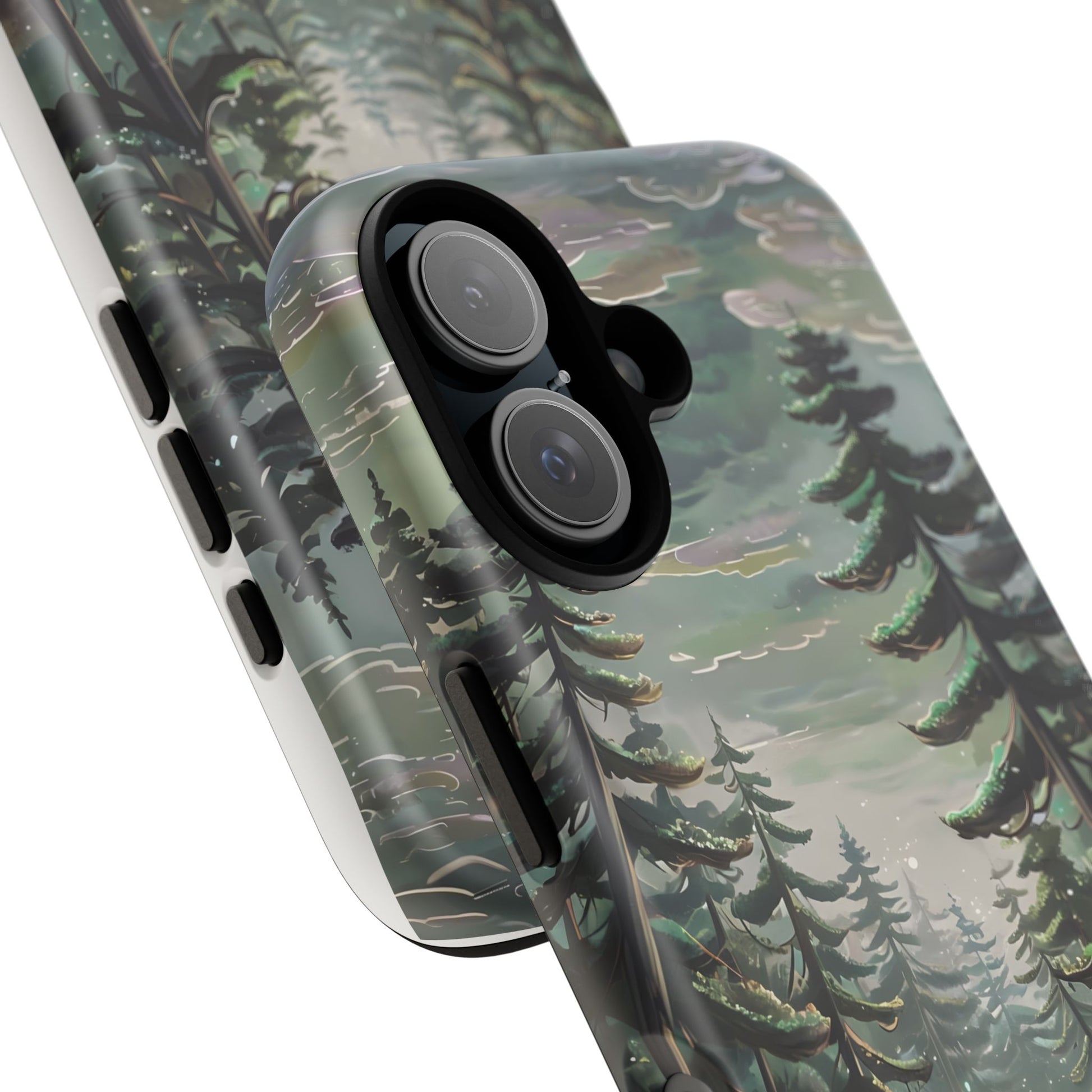 Phone Case, Whimsical Anime Forest Illustration Brimming With Enchantment, Tough Protective Cover, Unique Gift, Trendy