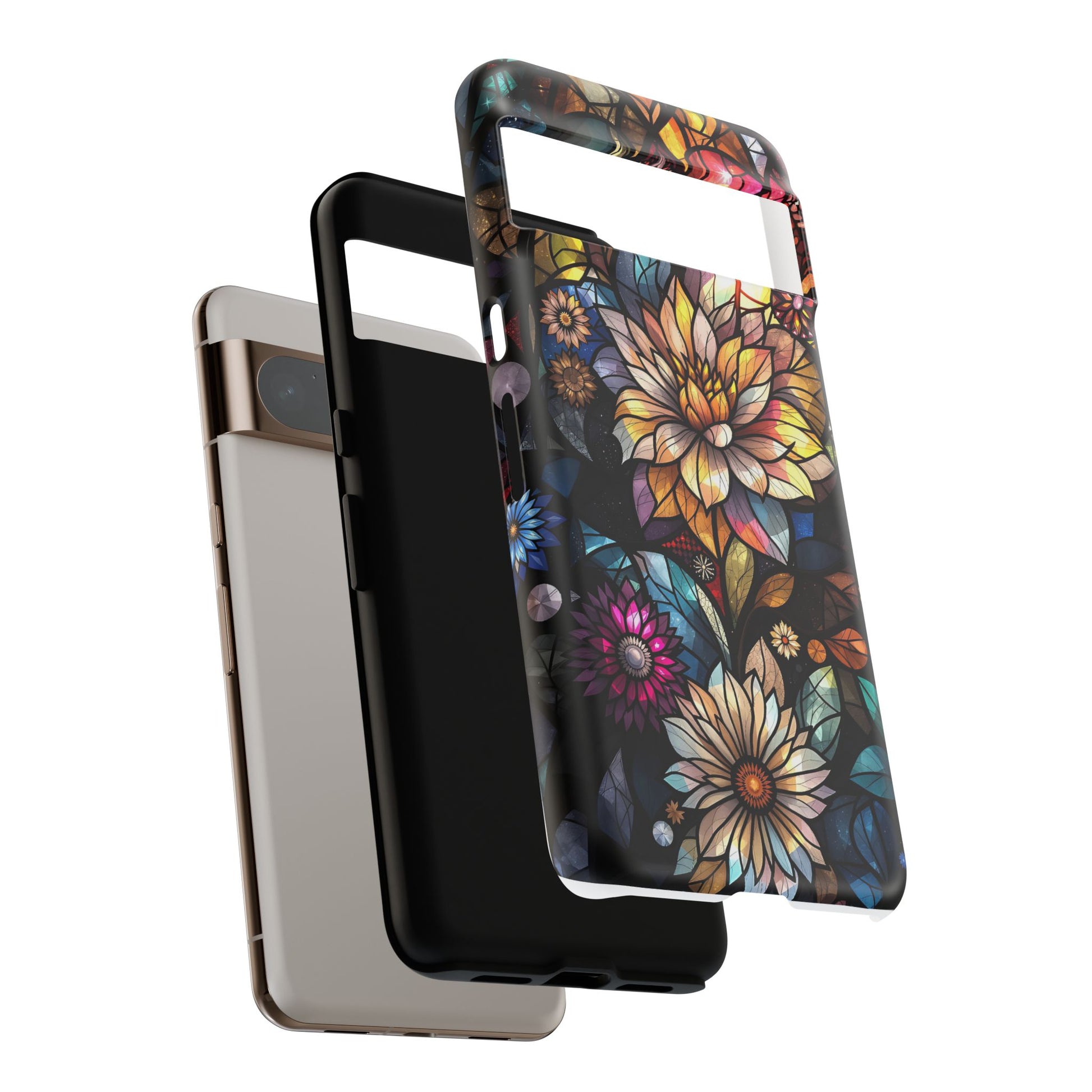 Floral Phone Case - Vibrant Petal Pattern, Tough Protection, Stylish Accessory, Gift for Nature Lovers, Eco-Friendly Design, Floral Art