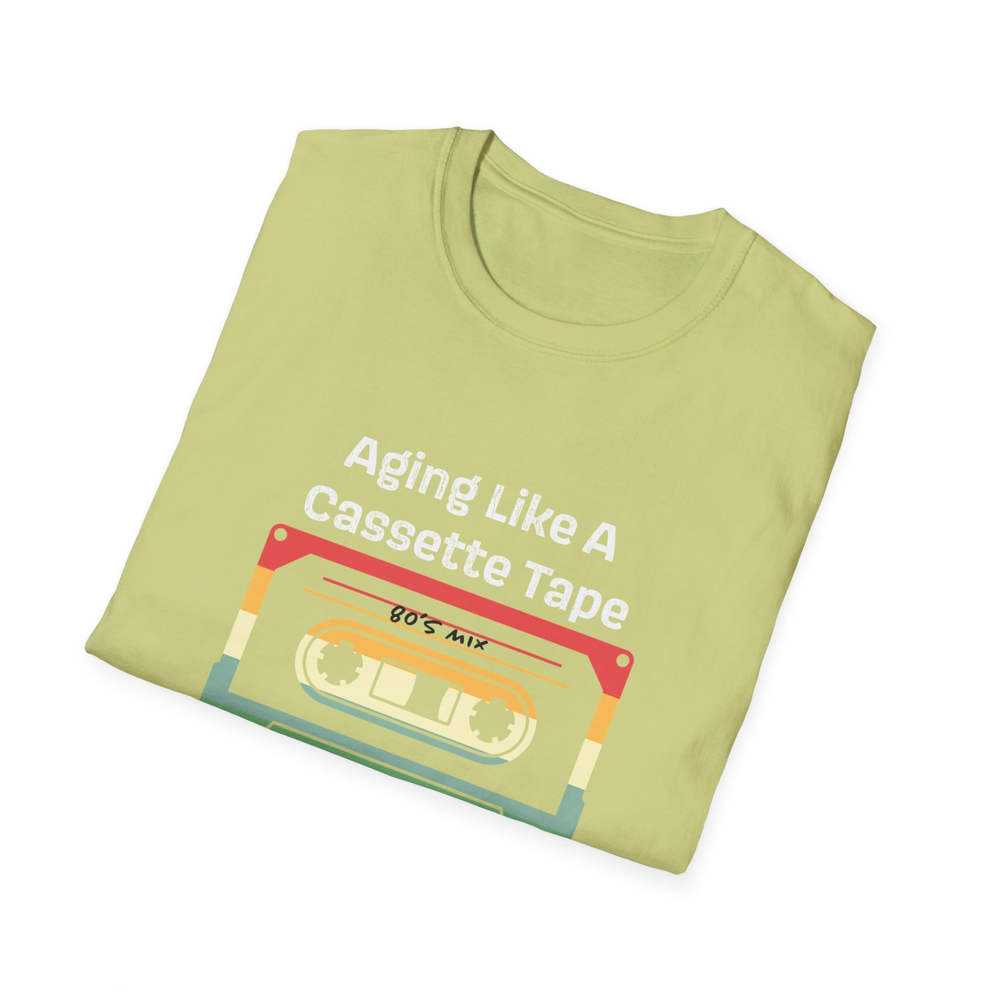 Nostalgic 90s T-Shirt, Aging Like A Cassette Tape Tee, Retro Music Lover Gift, Funny Unisex Shirt, Vintage Style Apparel, Great for