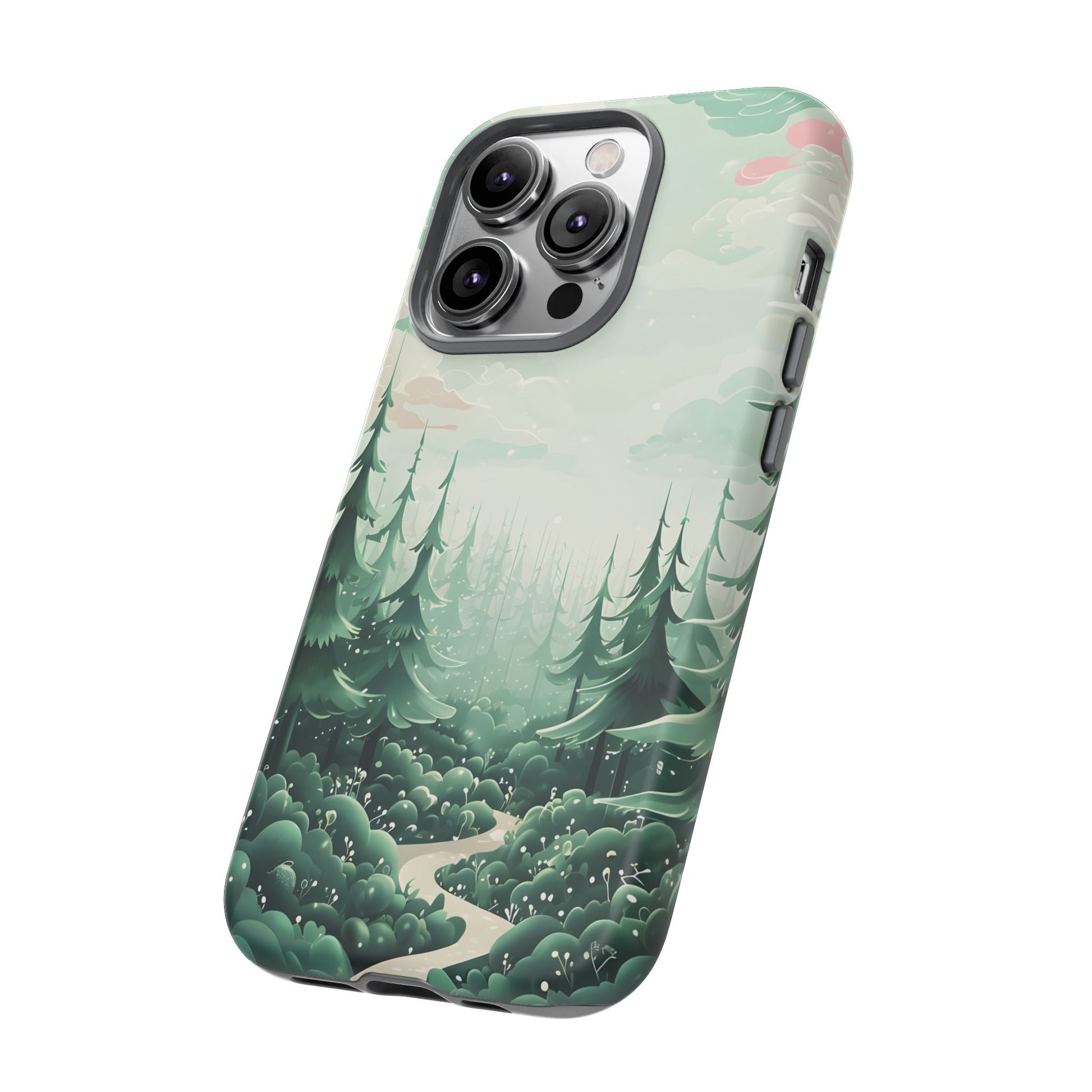 Phone Case, Tough Cover, Whimsical Enchanted Forest, Protective Phone Accessories, Forest Theme Phone Skin